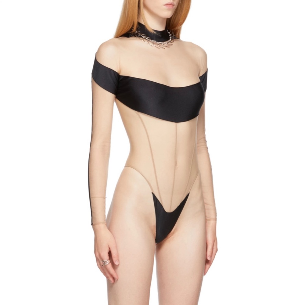 Sexy Mugler bodysuit!! Only worn once like new